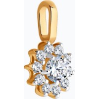 Pandantiv SOLOVOV JEWELRY 51-130-02217-1 0,67g imaginea #3 — magazin online Desire.md