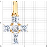 Pandantiv SOLOVOV JEWELRY 51-130-02931-1 1,24g imaginea #3 — magazin online Desire.md