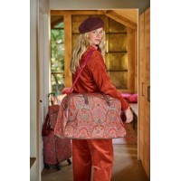 Geantă Pip Studio Tovy Weekend Medium Jabali 57x22x37cm Red (51.275.019) imaginea #4 — magazin online Desire.md