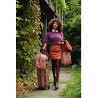 Geantă Pip Studio Tovy Weekend Medium Jabali 57x22x37cm Red (51.275.019) imaginea #6 — magazin online Desire.md