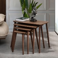 Набор журнальных столиков Hanah Home Luci Walnut 4pcs