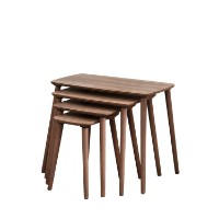 Набор журнальных столиков Hanah Home Luci Walnut 4pcs фото №5 — интернет-магазин Desire.md