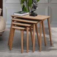 Набор журнальных столиков Hanah Home Luci Oak 4pcs