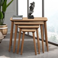 Набор журнальных столиков Hanah Home Luci Oak 4pcs фото №2 — интернет-магазин Desire.md