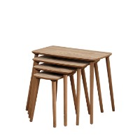 Набор журнальных столиков Hanah Home Luci Oak 4pcs фото №5 — интернет-магазин Desire.md