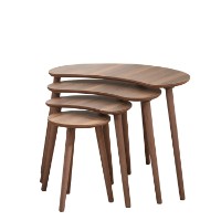 Set măsuţe cafea Hanah Home Moon Walnut 4pcs imaginea #5 — magazin online Desire.md