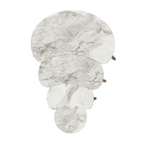 Набор журнальных столиков Hanah Home Moon White 4pcs фото №7 — интернет-магазин Desire.md