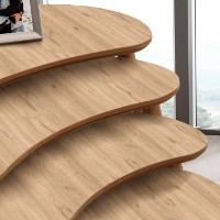 Набор журнальных столиков Hanah Home Moon Oak 4pcs фото №4 — интернет-магазин Desire.md