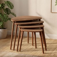 Набор журнальных столиков Hanah Home Nora Walnut 4pcs