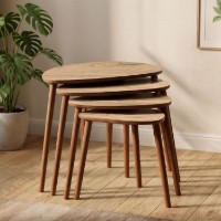 Набор журнальных столиков Hanah Home Nora Oak 4pcs