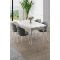 Комплект для столовой Hanah Home Asfel White Grey