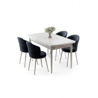 Set mobilă pentru bucătărie Hanah Home Asfel White Anthracite imaginea #2 — magazin online Desire.md