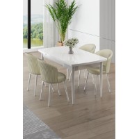 Set mobilă pentru bucătărie Hanah Home Asfel White Cream