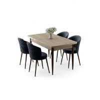 Set mobilă pentru bucătărie Hanah Home Asfel Travertine Anthracite imaginea #2 — magazin online Desire.md