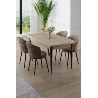 Комплект для столовой Hanah Home Asfel Travertine Cappuccino