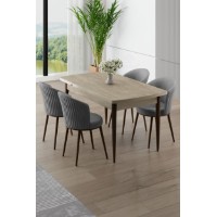 Комплект для столовой Hanah Home Asfel Travertine Grey