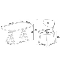 Set mobilă pentru bucătărie Hanah Home Axton White Grey imaginea #3 — magazin online Desire.md