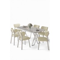 Set mobilă pentru bucătărie Hanah Home Axton White Cream imaginea #2 — magazin online Desire.md