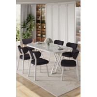 Комплект для столовой Hanah Home Axton White Anthracite