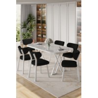 Комплект для столовой Hanah Home Axton White Black