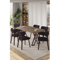 Set mobilă pentru bucătărie Hanah Home Axton Atlantic Pine Anthracite