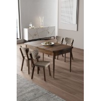 Комплект для столовой Hanah Home Exve Baroque Cappuccino