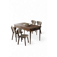 Комплект для столовой Hanah Home Exve Baroque Cappuccino фото №2 — интернет-магазин Desire.md