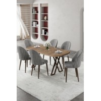 Set mobilă pentru bucătărie Hanah Home Kaye Atlantic Pine Grey