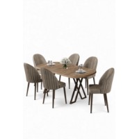Set mobilă pentru bucătărie Hanah Home Kaye Atlantic Pine Cappuccino imaginea #2 — magazin online Desire.md