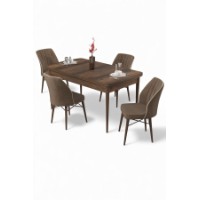 Комплект для столовой Hanah Home Uzi Baroque Brown фото №2 — интернет-магазин Desire.md