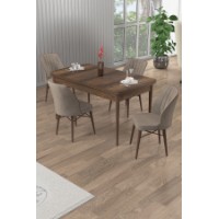 Set mobilă pentru bucătărie Hanah Home Uzi Baroque Cappuccino