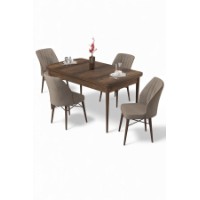 Set mobilă pentru bucătărie Hanah Home Uzi Baroque Cappuccino imaginea #2 — magazin online Desire.md
