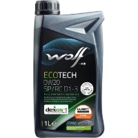 Моторное масло Wolf Ecotech D1-3 0W-20 1L