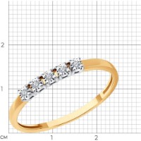 Inel SOLOVOV JEWELRY 51-210-01942-1 s.18 1,32g imaginea #5 — magazin online Desire.md