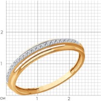 Inel SOLOVOV JEWELRY 51-210-01897-1 s.18 1,29g imaginea #2 — magazin online Desire.md