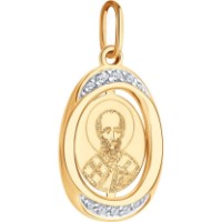 Pandantiv SOLOVOV JEWELRY 51-132-02855-5 1,62g imaginea #4 — magazin online Desire.md