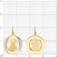 Pandantiv SOLOVOV JEWELRY 51-132-02856-3 1,55g imaginea #4 — magazin online Desire.md