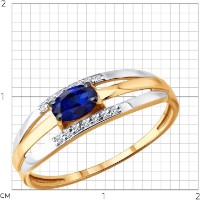 Inel SOLOVOV JEWELRY 51-210-01279-3 s.17 1,35g imaginea #5 — magazin online Desire.md
