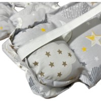 Salteluța pentru carucior Holala Kids Butterfly Grey Clouds imaginea #2 — magazin online Desire.md