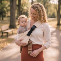 Port Bebe Holala Kids By Bagy Active Toddler Ivory imaginea #5 — magazin online Desire.md