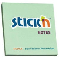 Бумага для заметок Stick'n Pastel Green 100p (21150)