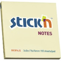 Hârtie de notițe Stick'n Pastel Yellow 100p (21007)