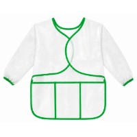 Șorț pentru creativitate New World M Transparent/Green (DC015-3)
