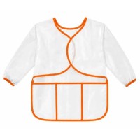Șorț pentru creativitate New World M Transparent/Orange (DC015-4)