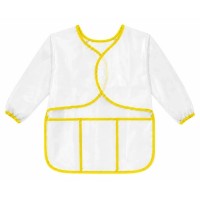 Șorț pentru creativitate New World M Transparent/Yellow (DC015-2)