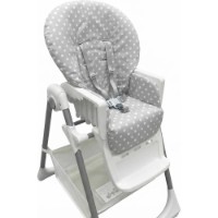 Чехол на стульчик для кормления Holala Kids Classic White/Grey Dots