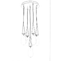 Lustră Opviq AV-4236-5ET imaginea #2 — magazin online Desire.md