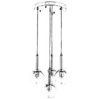 Люстра Opviq AV-1781-4KT фото №3 — интернет-магазин Desire.md