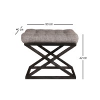 Fotoliu moale Atelier Del Sofa Capraz Black Grey imaginea #2 — magazin online Desire.md