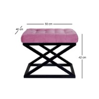Fotoliu moale Atelier Del Sofa Capraz Black Fuchsia imaginea #2 — magazin online Desire.md
